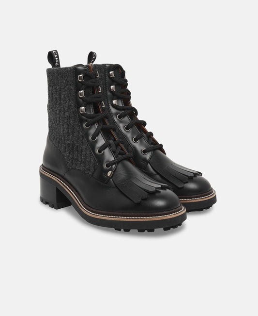 Chloé Franne Lace-up ankle boot Black
