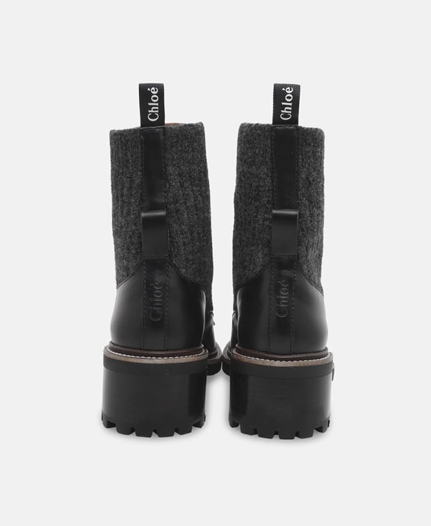 Chloé Franne Lace-up ankle boot Black