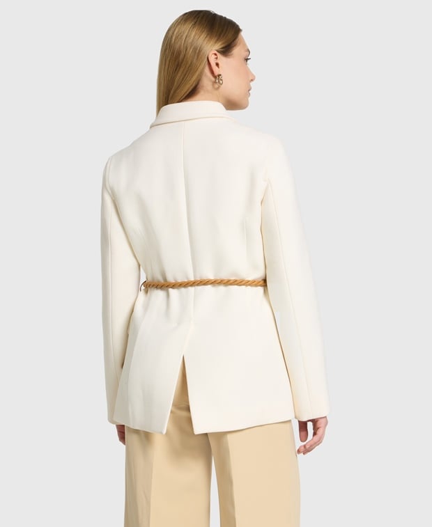 Chloé Wool blazer White Gold