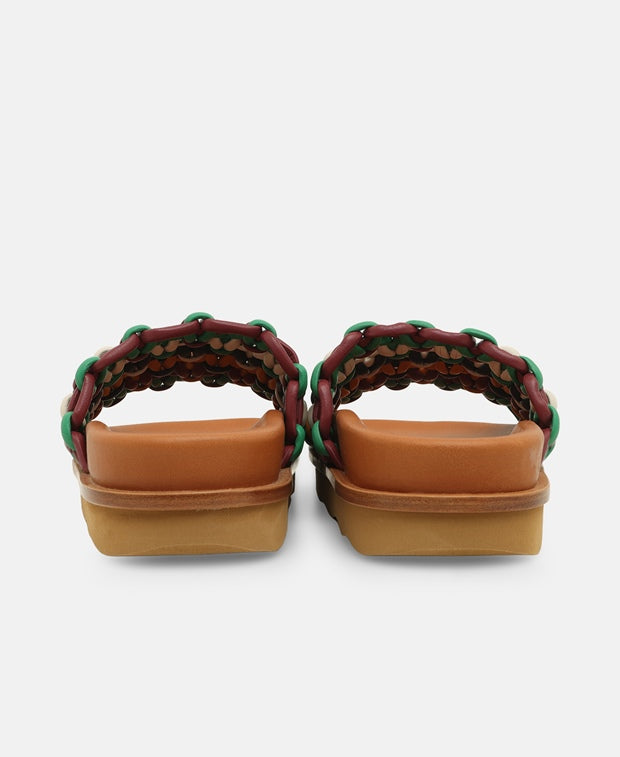 Chloé Wavy Mules Brown