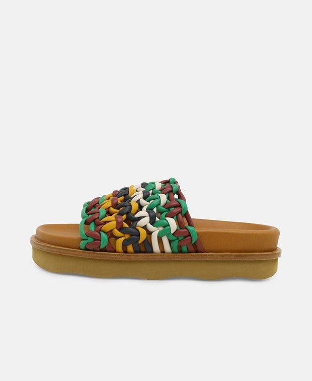 Chloé Wavy Mules Brown