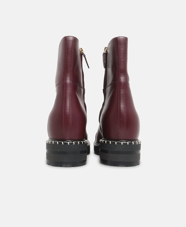Chloé Noua Lace-up ankle boot Purple