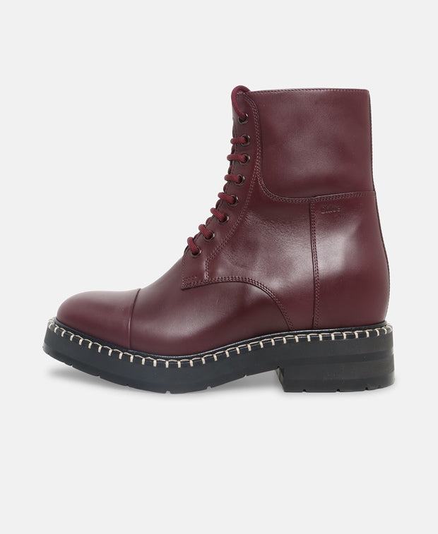 Chloé Noua Lace-up ankle boot Purple