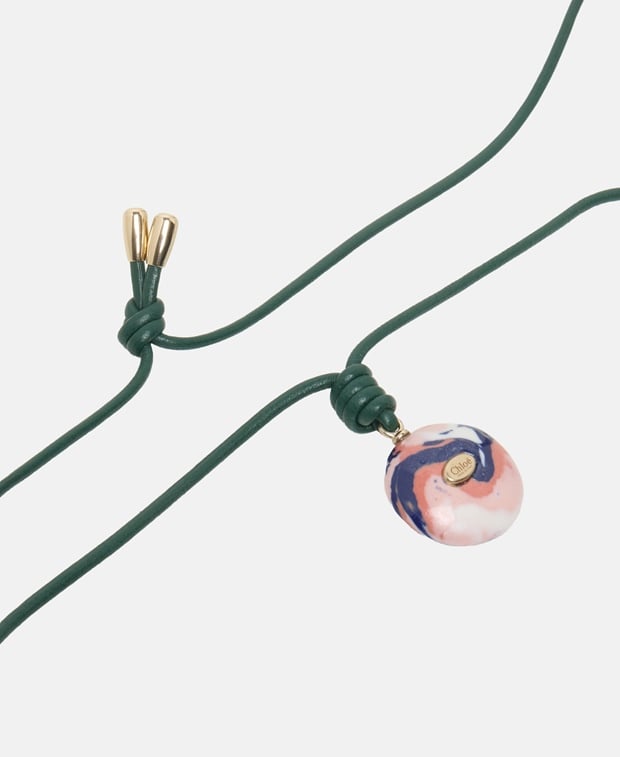 Chloé Necklace with pendant Green