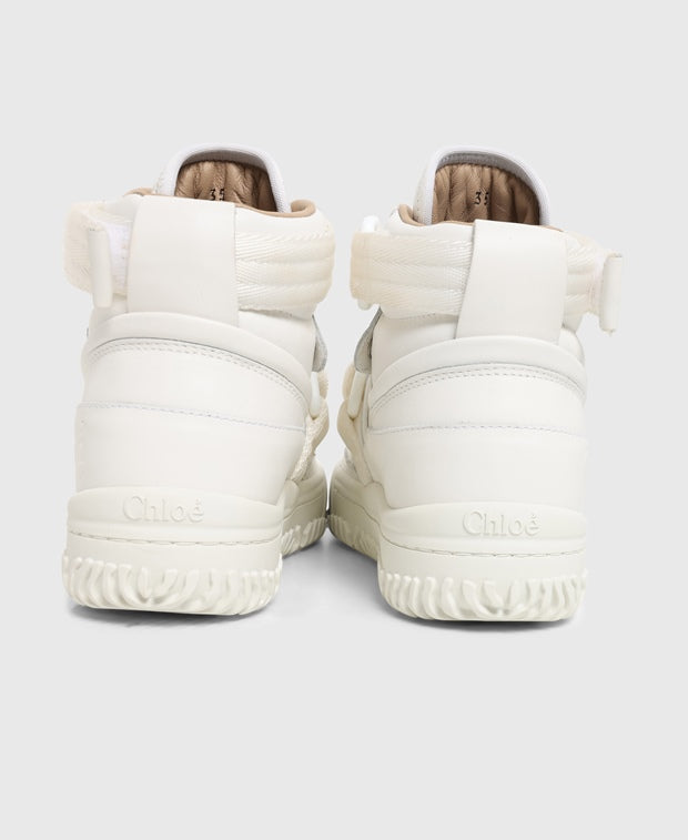 Chloé Franckie Sneakers White Gold