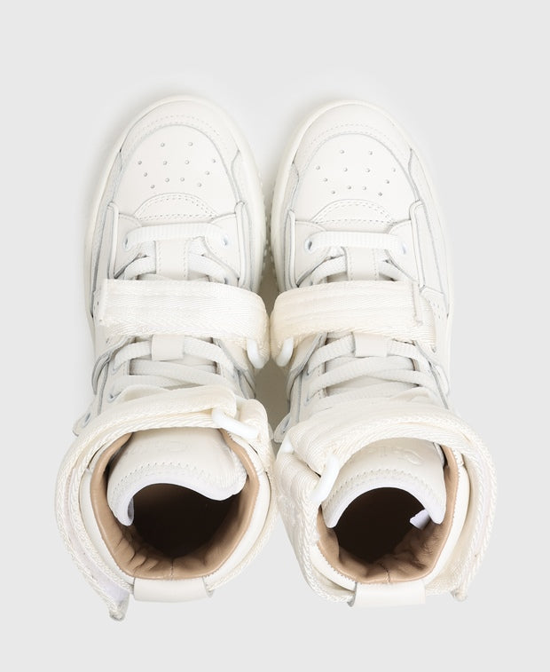 Chloé Franckie Sneakers White Gold