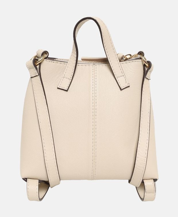 See by Chloé Leather backpack Beige