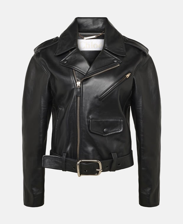 Chloé Leather jacket Black