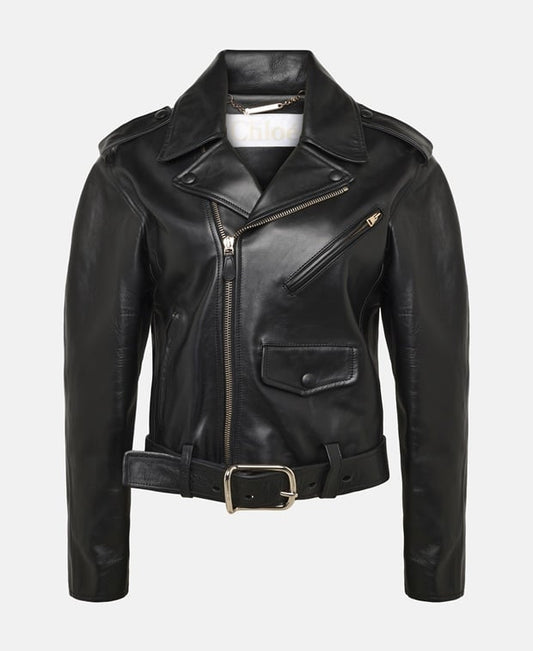Chloé Leather jacket Black
