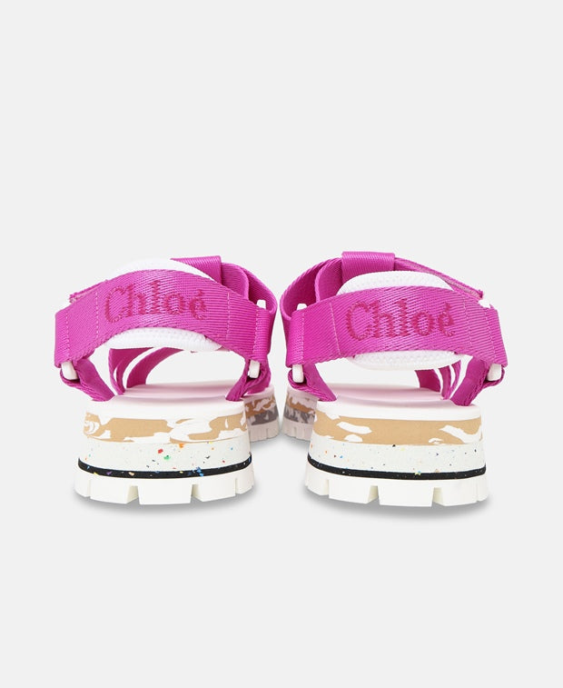 Chloé Nikie Ankle strap sandals Pink