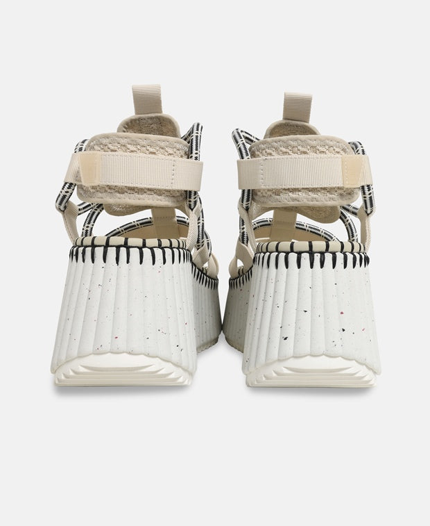 Chloé Nama Wedge sandals Grey