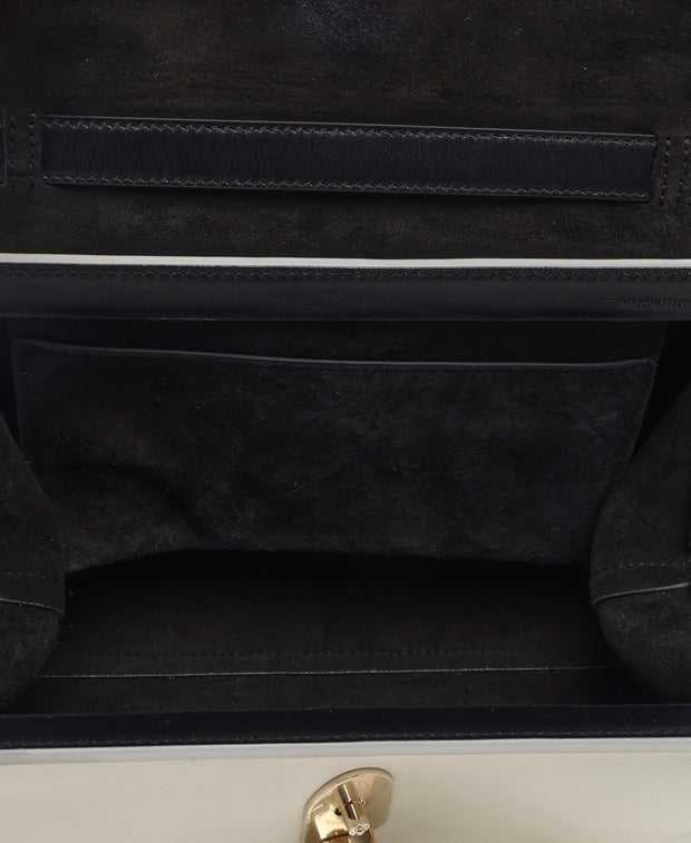 Chloé Penelope Leather shoulder bag White Gold