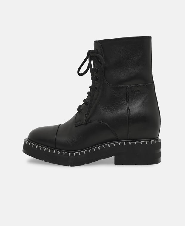 Chloé Noua Lace-up ankle boot Black