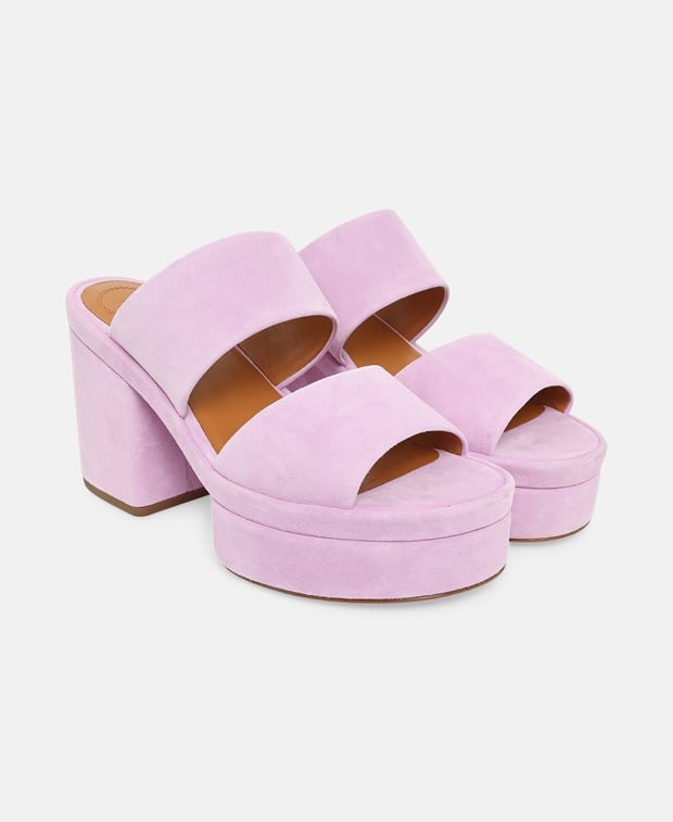 Chloé Odina Heeled sandals Lilac