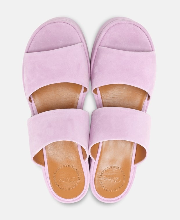 Chloé Odina Heeled sandals Lilac