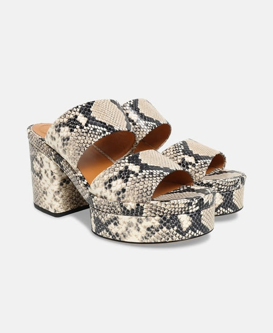 Chloé Odina Mules Greige