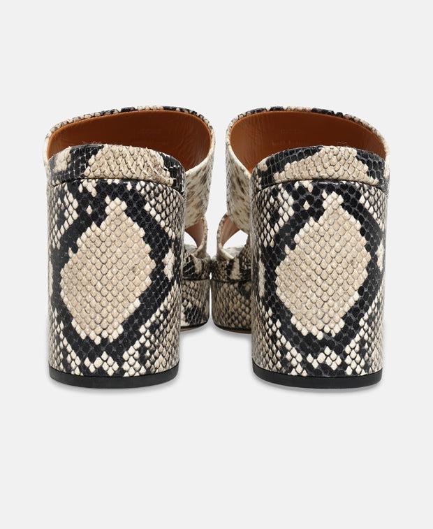 Chloé Odina Mules Greige