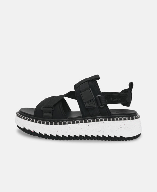 Chloé Lilli Ankle strap sandals Black