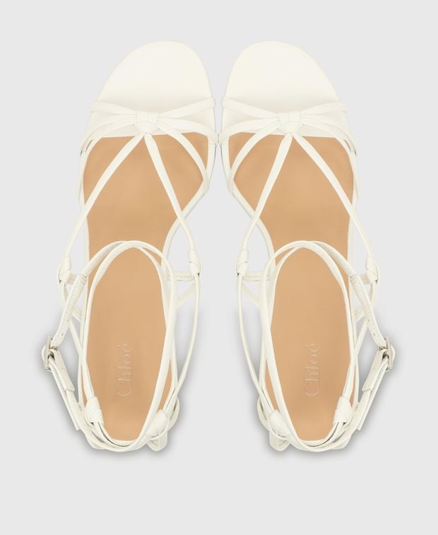 Chloé Wedge sandals White Gold