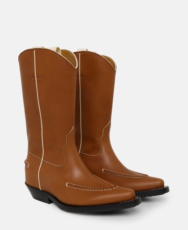 Chloé Nellie Cowboy boots Beige