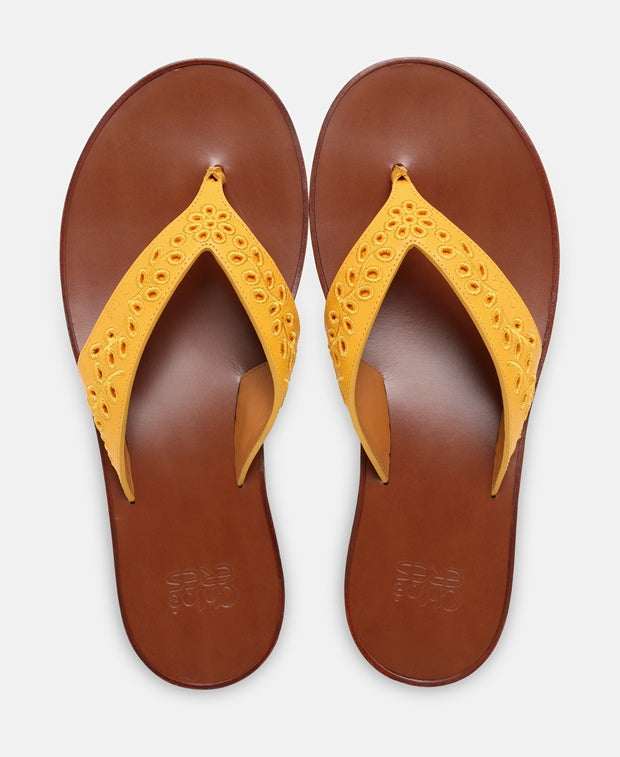 Chloé Sandals Pumpkin Orange