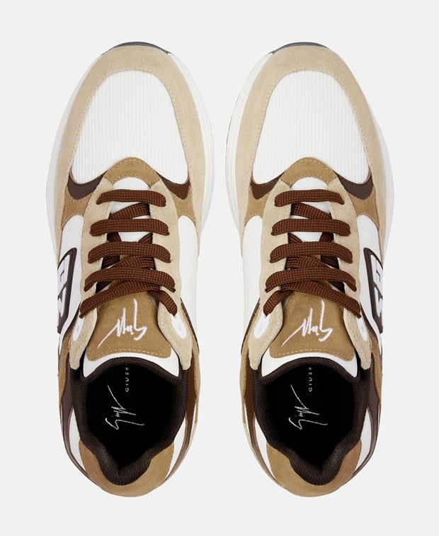 Giuseppe Zanotti Runner Sneakers Beige