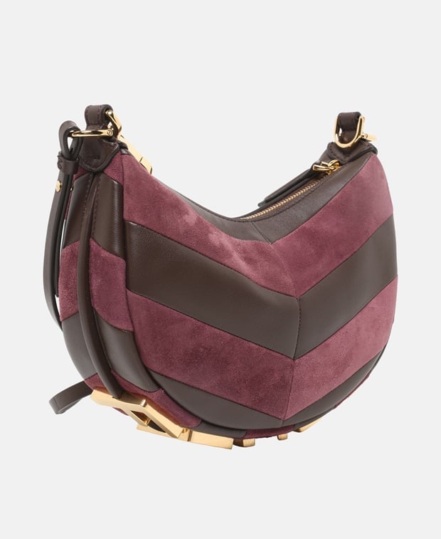 Fendi Leather shoulder bag Burgundy