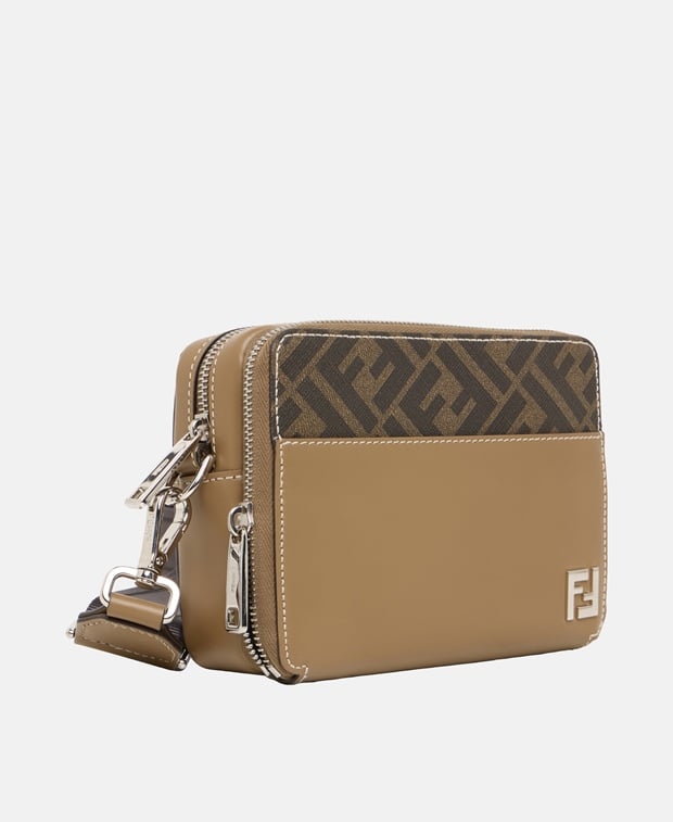 Fendi Leather cross body bag Anthracite