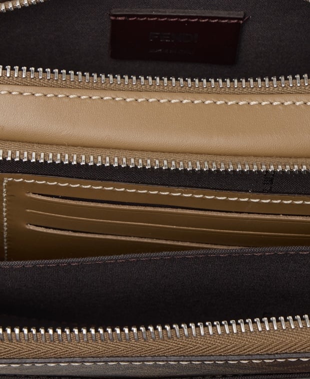 Fendi Leather cross body bag Anthracite