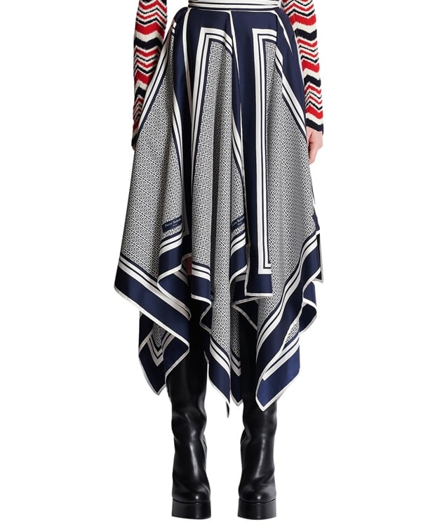 Balmain Silk skirt