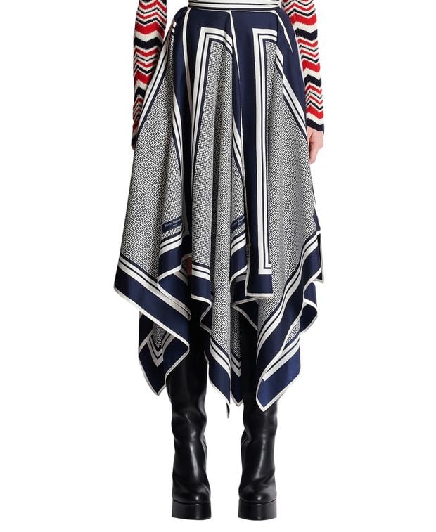 Balmain Silk skirt