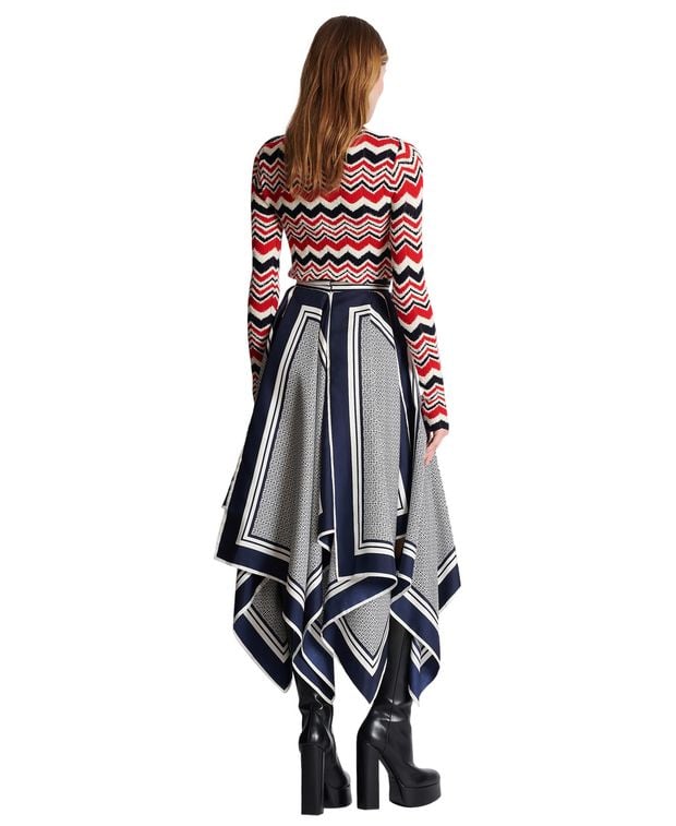 Balmain Silk skirt