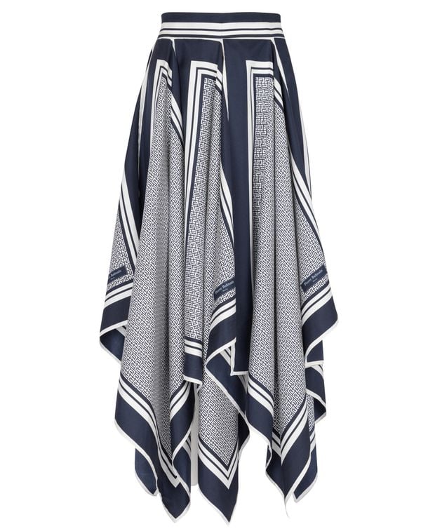 Balmain Silk skirt