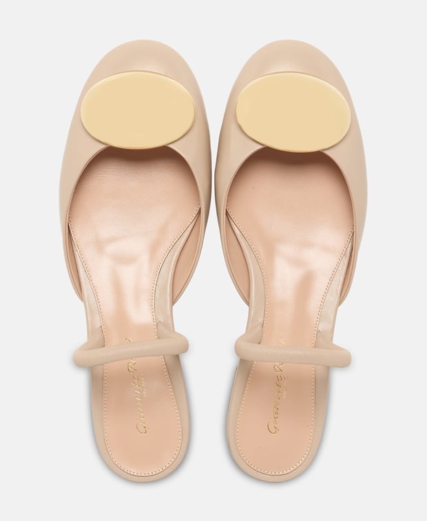 Gianvito Rossi Slingback ballerina Beige
