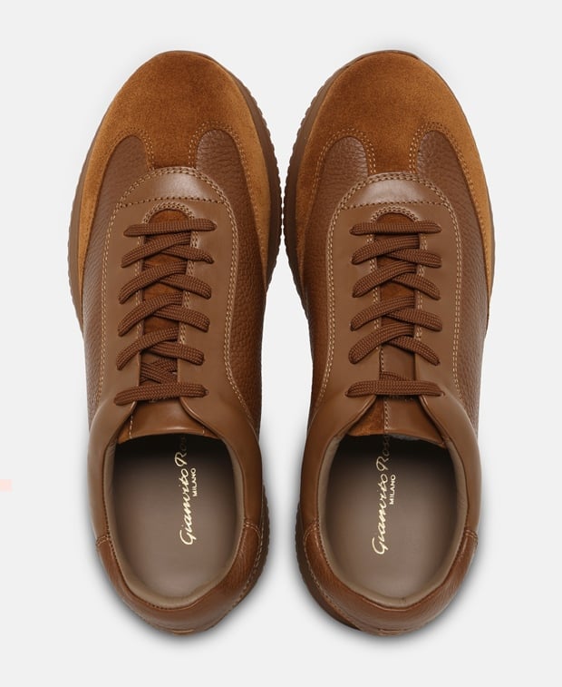 Gianvito Rossi Grand Prix Sneakers Brown