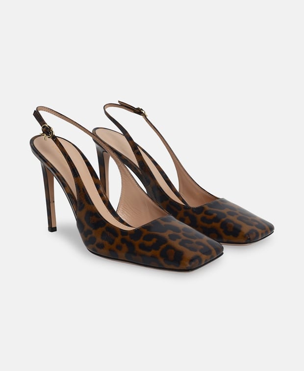 Gianvito Rossi Christina Slingback pumps Brown