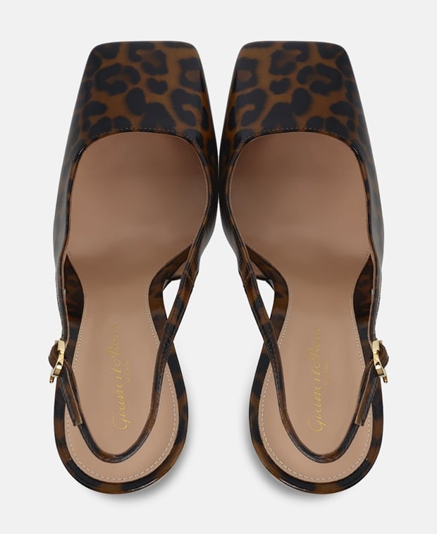 Gianvito Rossi Christina Slingback pumps Brown