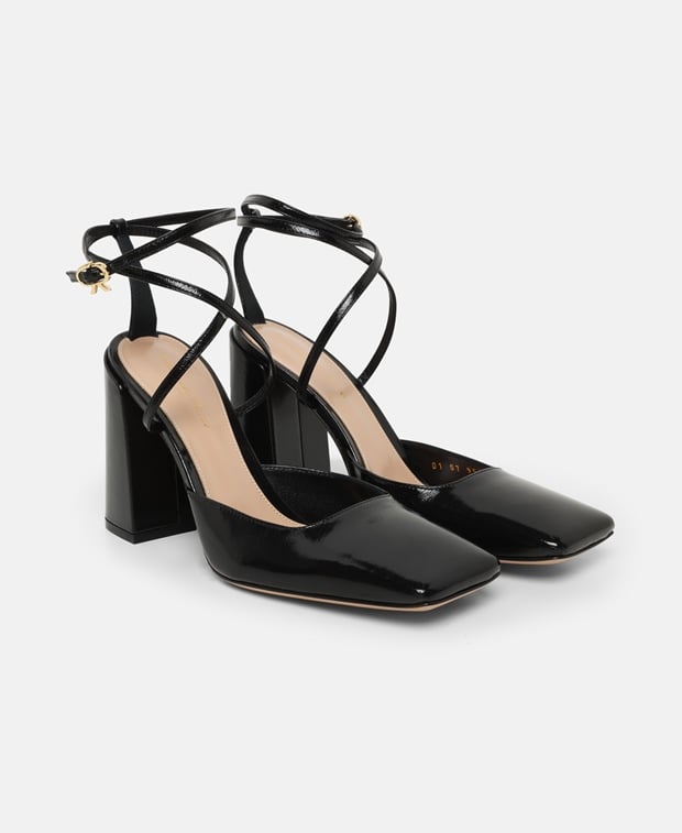Gianvito Rossi Ankle strap pump Black