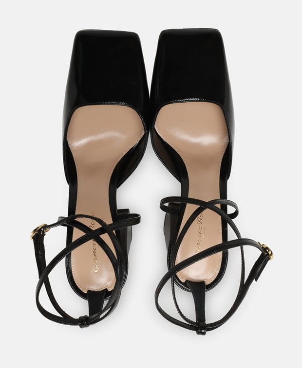 Gianvito Rossi Ankle strap pump Black
