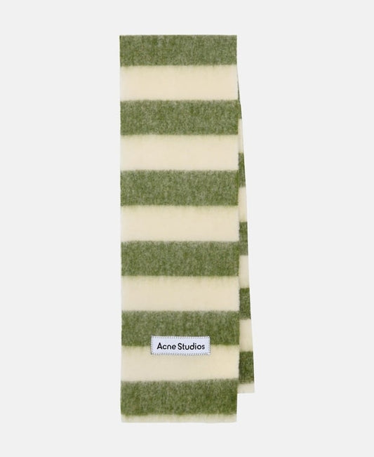 Acne Studios Wool-blend scarf Green