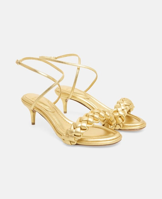 Alexandre Birman Francis50 Ankle strap sandals Gold