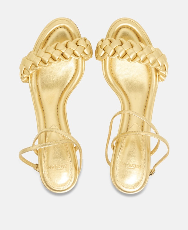 Alexandre Birman Francis50 Ankle strap sandals Gold