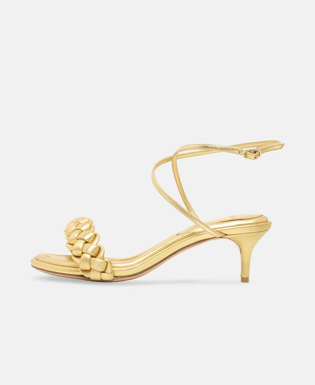 Alexandre Birman Francis50 Ankle strap sandals Gold