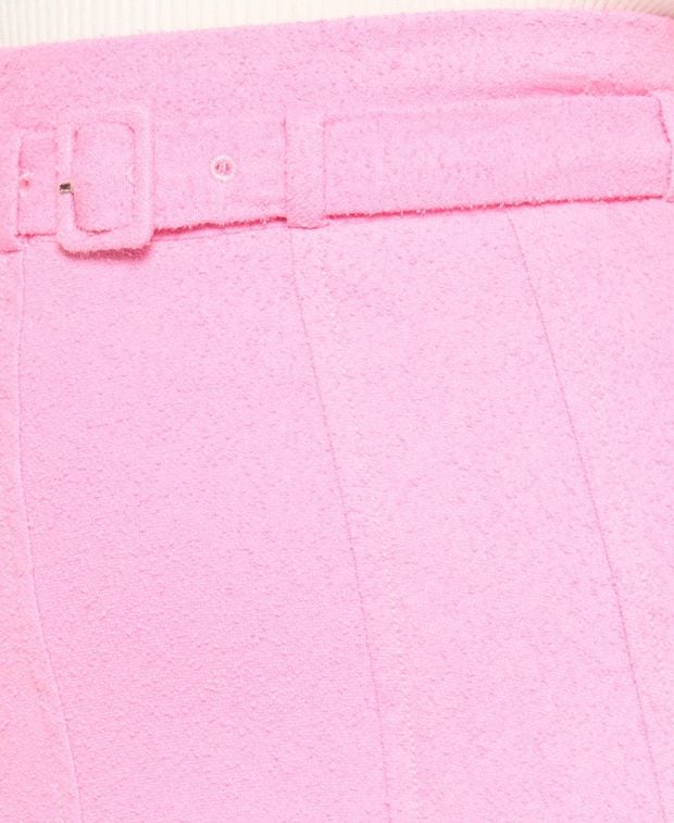 Patou Linen-blend skirt