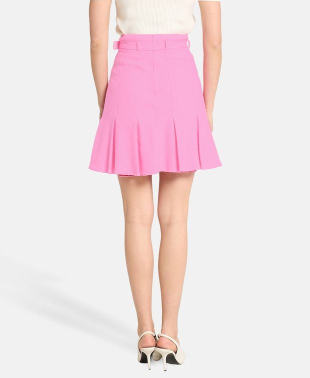 Patou Linen-blend skirt