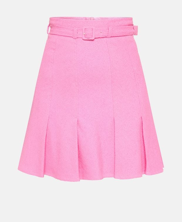 Patou Linen-blend skirt