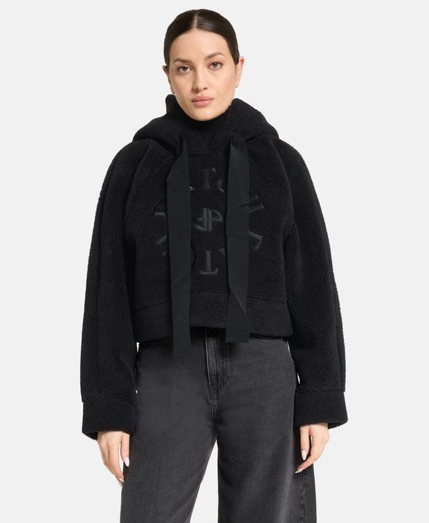 Patou Fleece hoodie Medallion