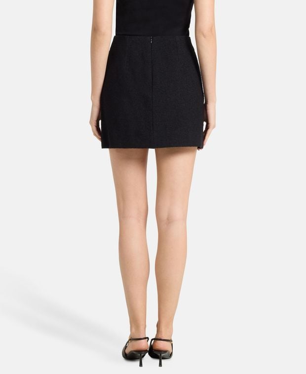 Patou Linen-blend skirt