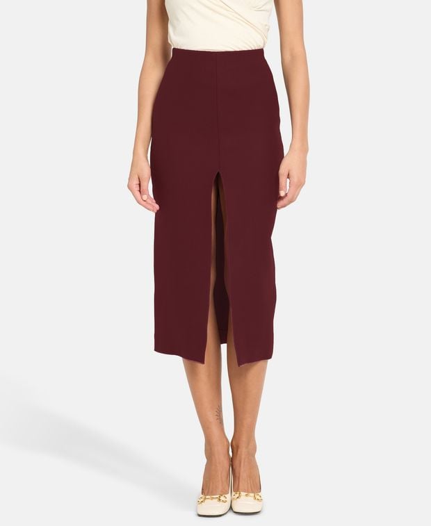 Patou Wool-blend skirt