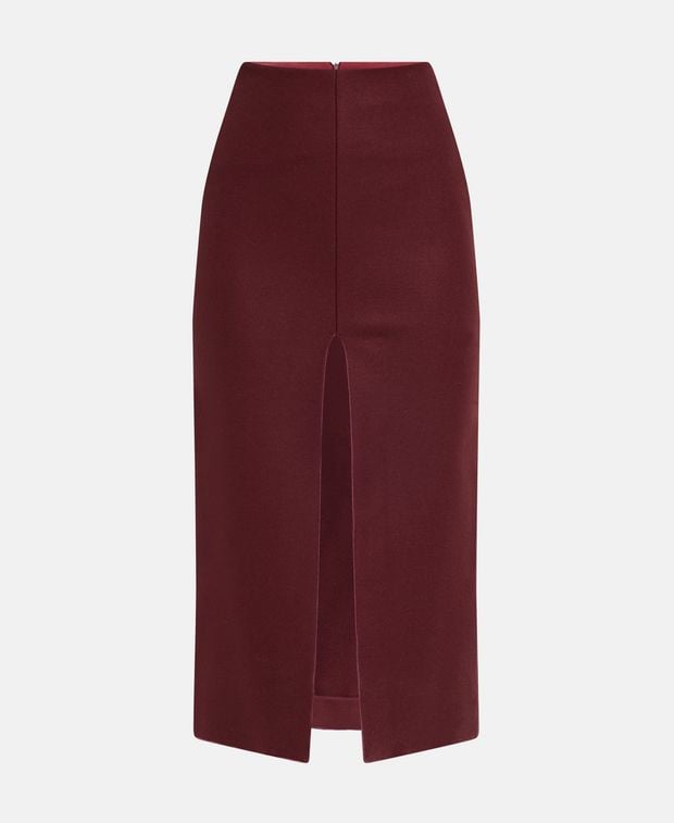 Patou Wool-blend skirt